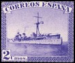 Spain 1938 Ejercito 2 CTS Violeta Edifil 850f
